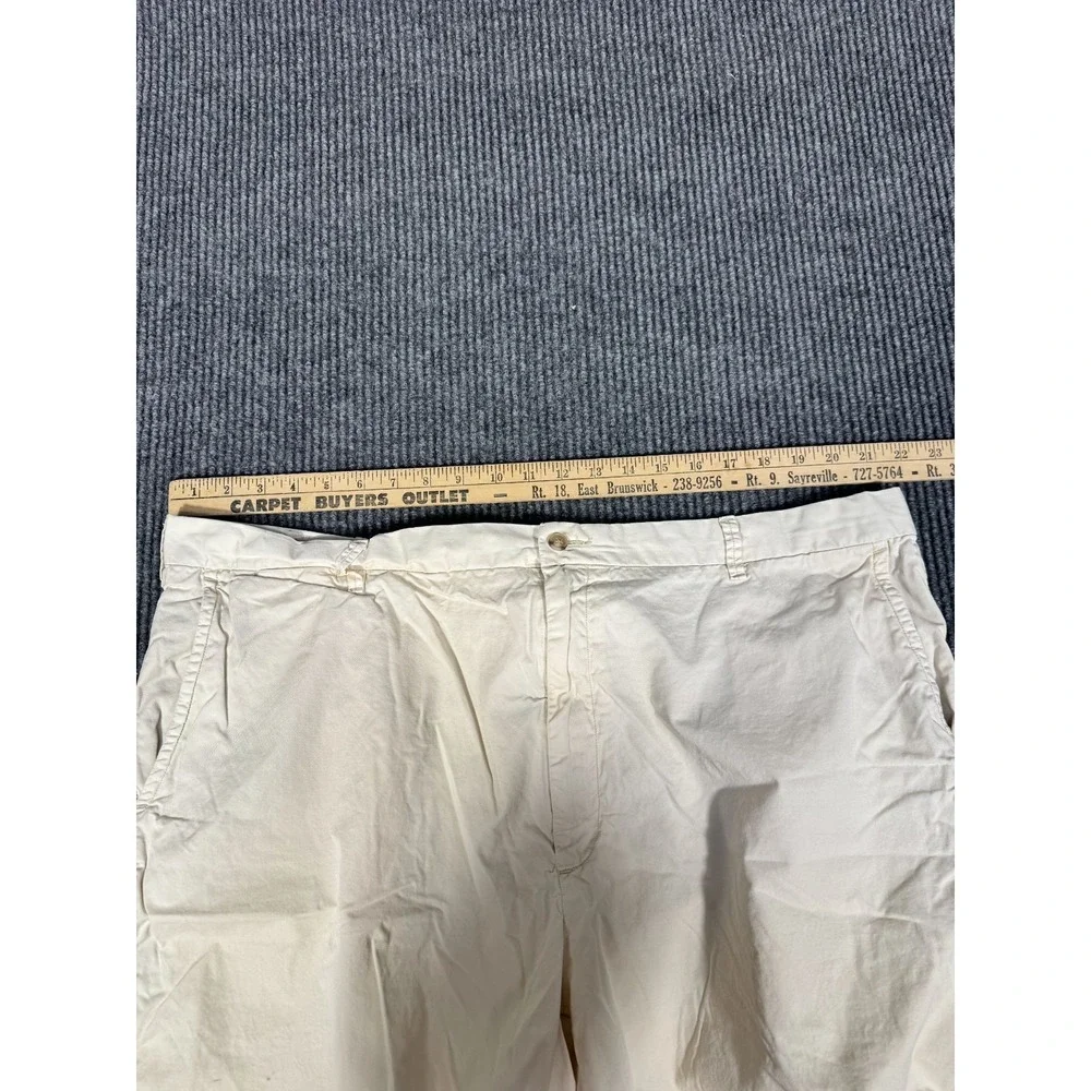 Polo Ralph Lauren Chino Shorts Size 44 44B Khaki Pima Cotton Classic Flat Front